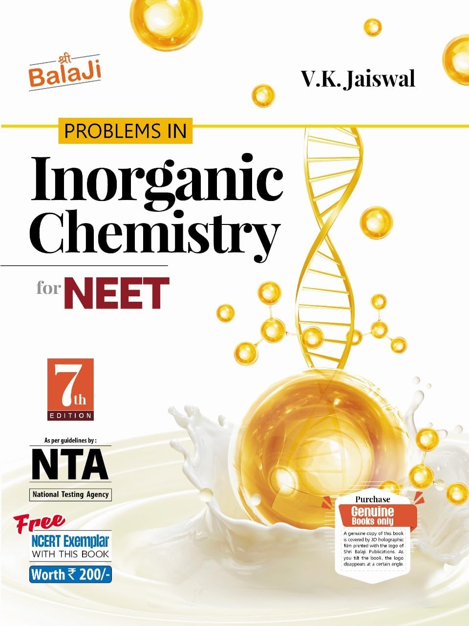 Problems in Inorganic Chemistry for NEET - 7/Edition, 2024 (Books for NEET)