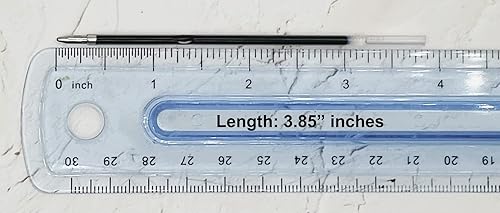 Miniatura 4 de Lenden Paquete de 5 repuestos de tinta de repuesto para bolígrafo de goma Comfort Soft Touch 2 en 1, punta capacitiva, punta media de metal premium,