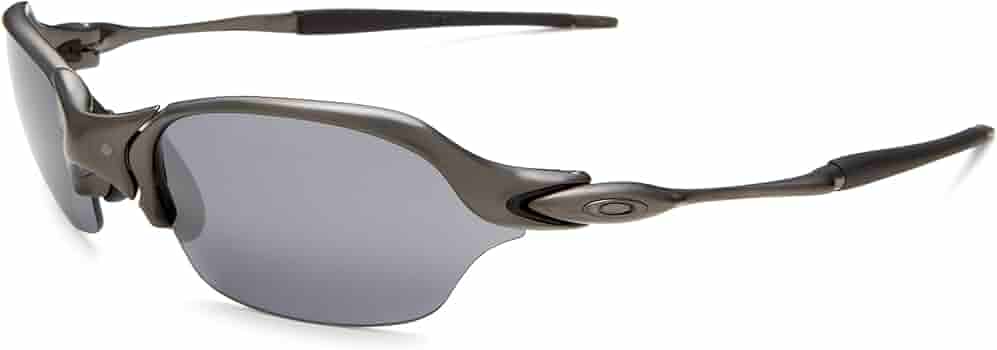 Buy Oakley Men's Romeo 2.0 Iridium Sunglasses,Carbon Frame/Black