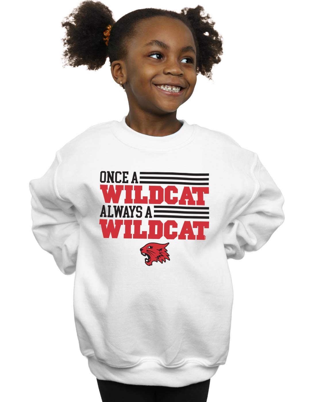 Disney Girls High School Musical The Musical Once A Wildcat Sweatshirt White 12-13 years