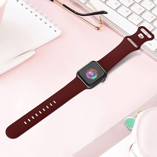 Miniatura 3 de TreasureMax - Correa deportiva compatible con Apple Watch Band 1.496in, 1.575in, 1.654in, 1.732in o 38, 40, 42 y 44 mm, correa de repuesto de