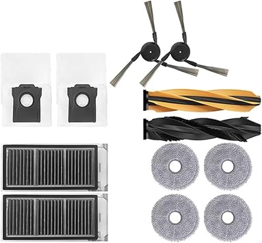 For Dreame for Matrix10 Ultra / S50 Pro / L40s Ultra/main brush side brush dust bag filter mop cloth spare parts set kit splendid