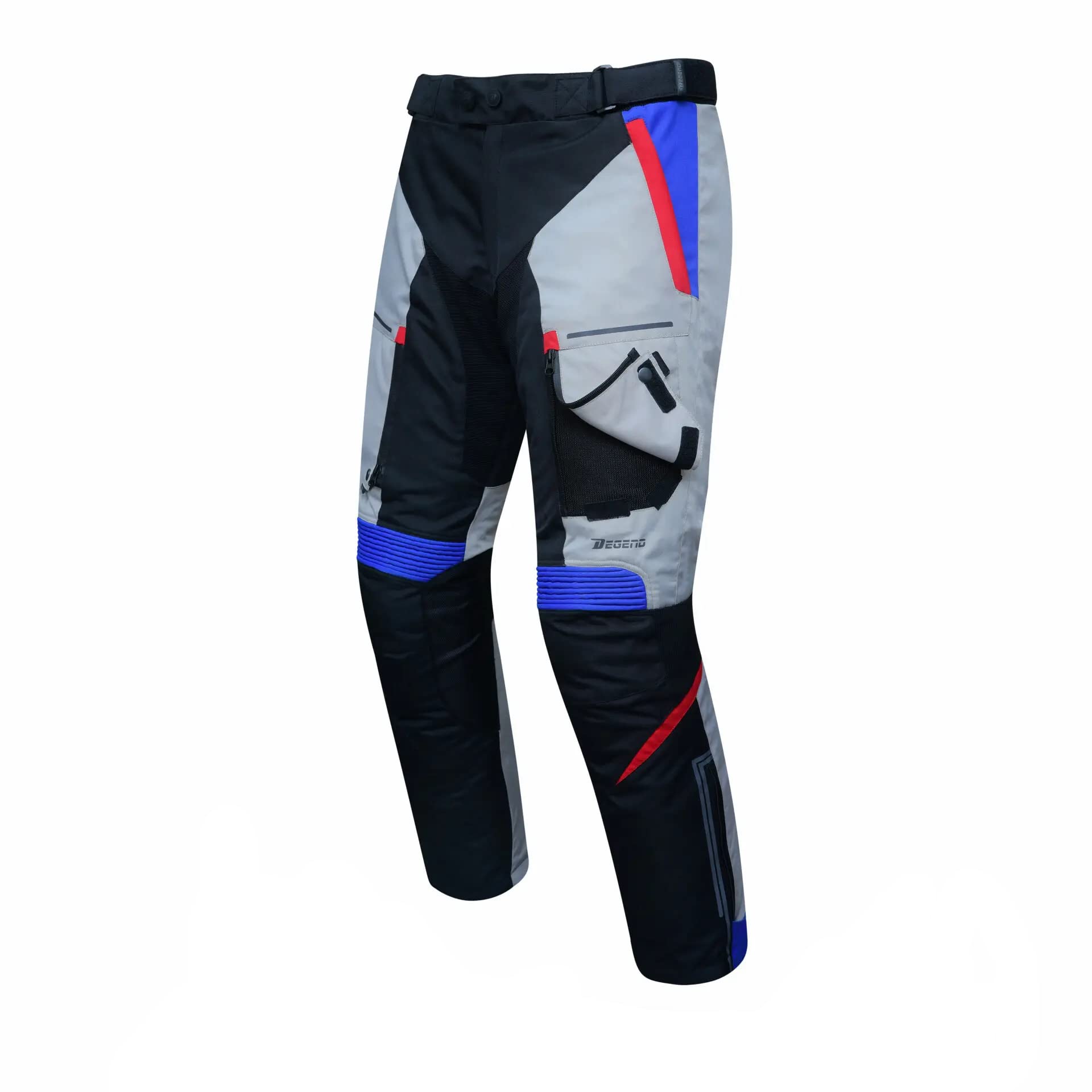 Sweep | Motorradhose mit 2 Herausnehmbaren Innenfuttern für 4 Jahreszeiten | Ideal für Winter und Sommer mit herausnehmbaren Protektoren – CE-Geprüft