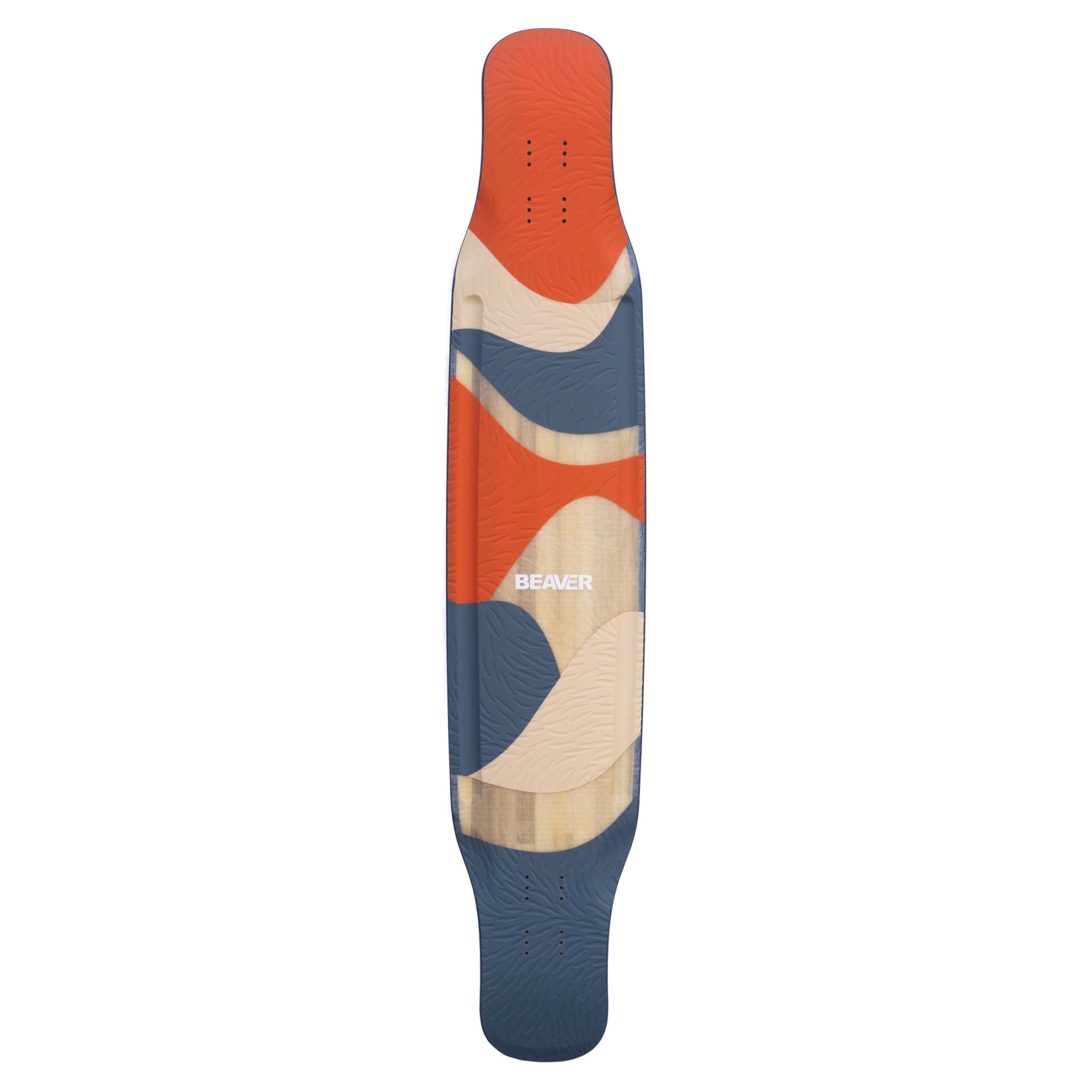 Deck Switch Longboard Beaver Flex 1 Dancing Freestyle 122 cm 360° PU sidewalls 3D Graphic Kicktails Grab Rails