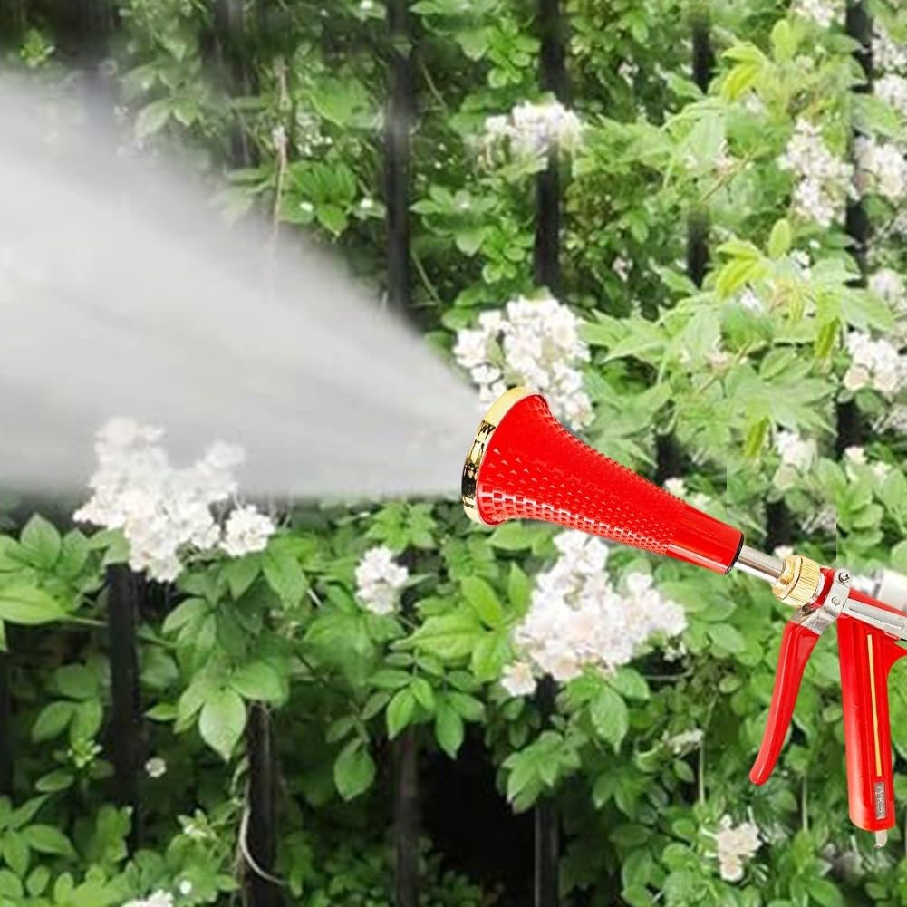 Pistola pulverizadora agrícola para árboles frutales con materiales resistentes y chorro de alta presión para una aplicación eficaz de plagas y agua