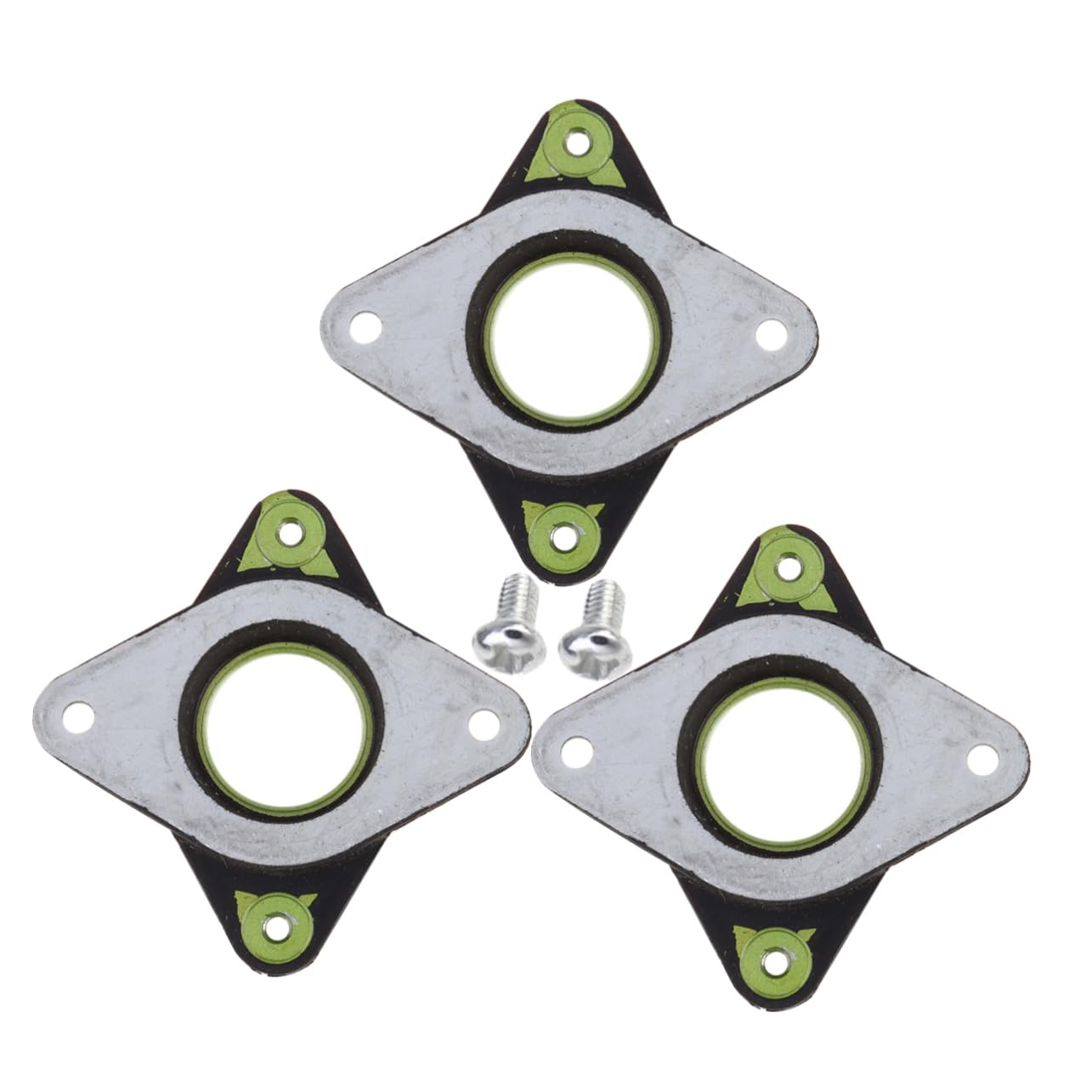 OUNONA 3pcs Metal Vibration Damper Ring for Motor Motor Vibration Absorber 3D Printer Accessory