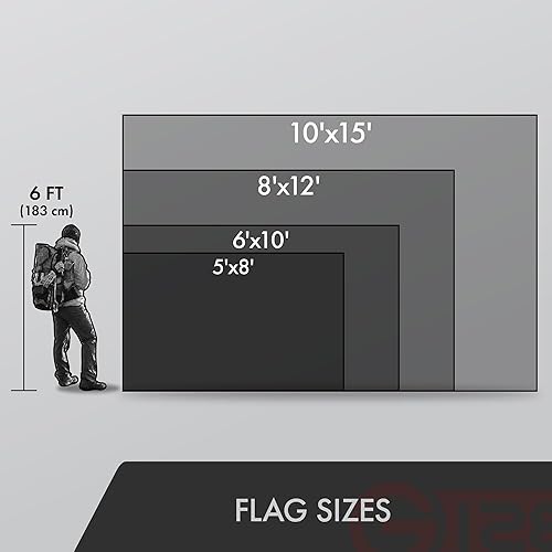 Vista 50 de G128 Bandera venezolana de Venezuela 3 x 5 pies Serie ToughWeave doble cara bordado de poliéster 210D Bandera de país, diseño bordado