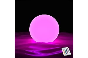 YESIE Rechargeable Floating Pool Lights for Endless Watery Fun
