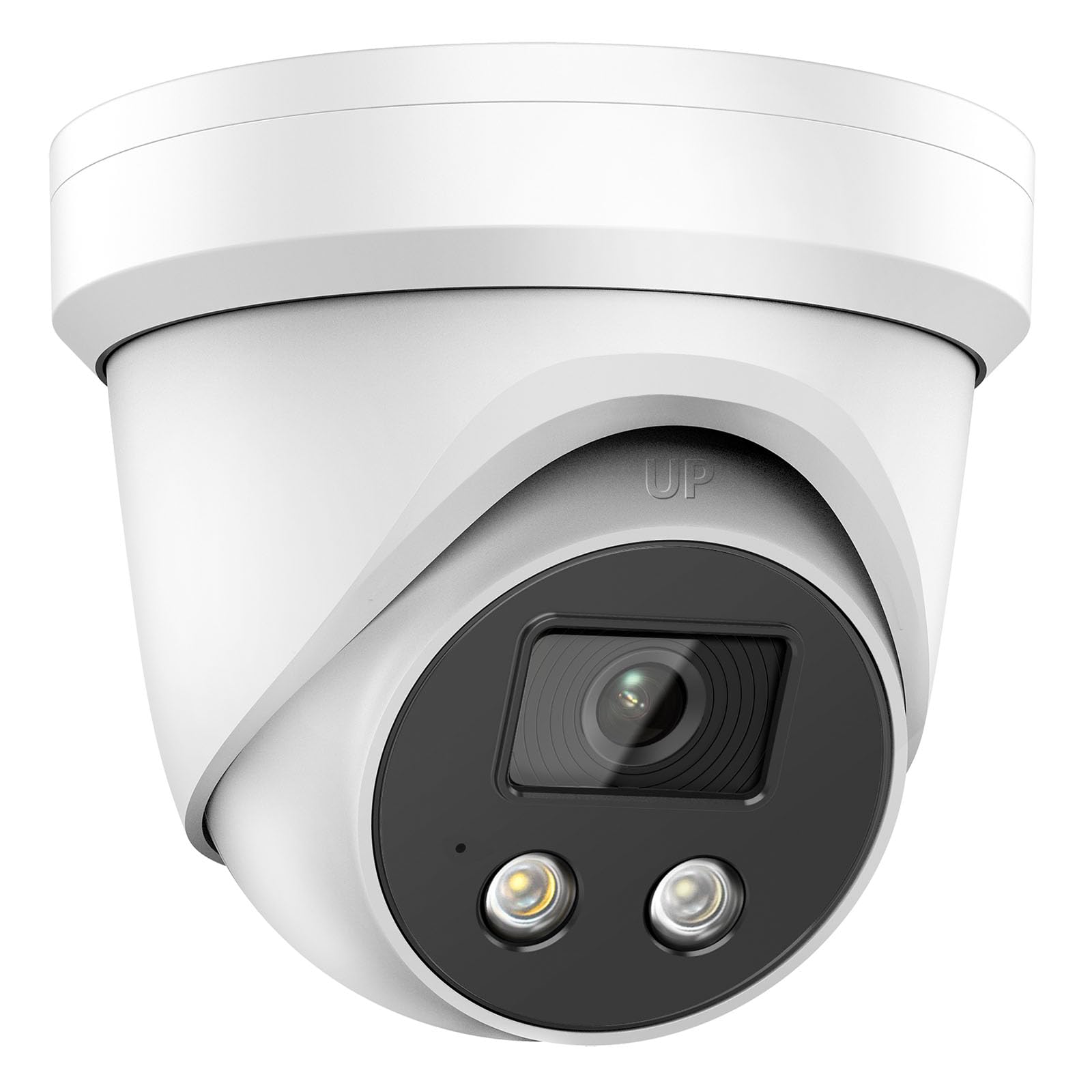 Outdoor 4K AI Turrent Camera,8MP PoE IP Dome Security Camera,98ft Night Vision,SD Card Slot,Two-Way Audio,IP67,Human and Vehicle Detection,OEM DS-2CD2386G2-ISU/SL 2.8MM