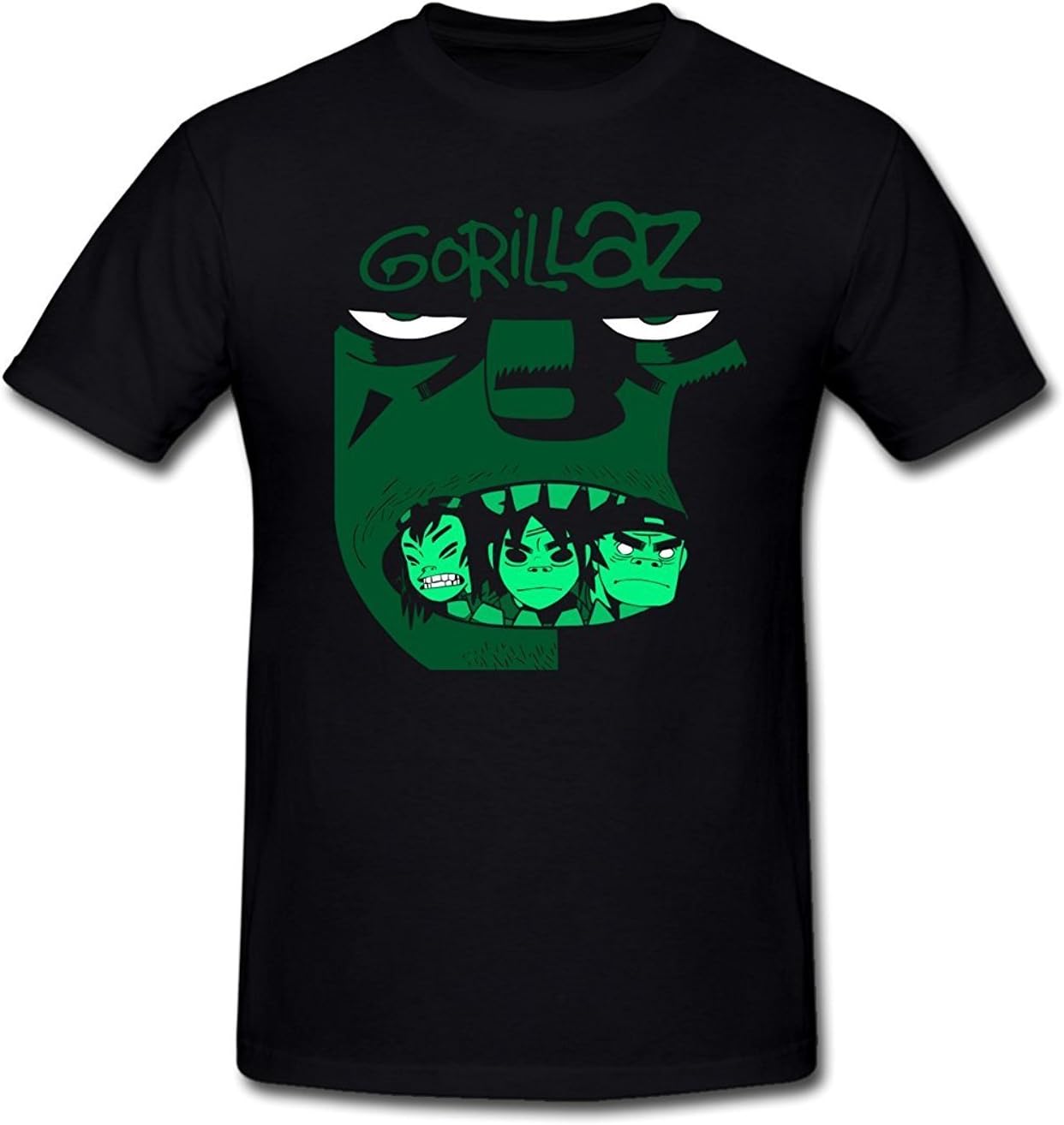 ICIRPA Danielrio Men&Youth Funny Gorillaz Russel Talked About Friends T-Shirt Black