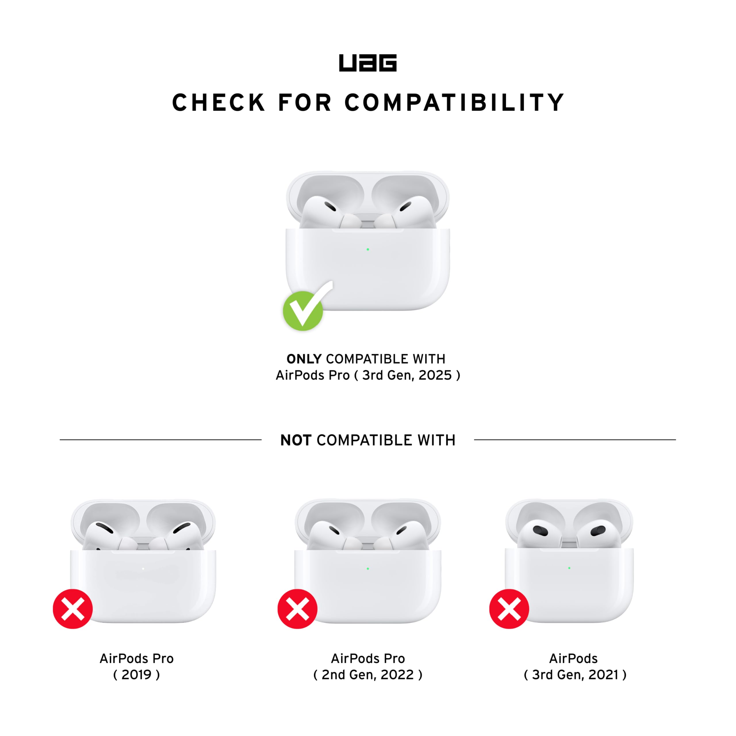 Amazon.com: URBAN ARMOR GEAR UAG Designed for AirPods Pro 3rd Gen