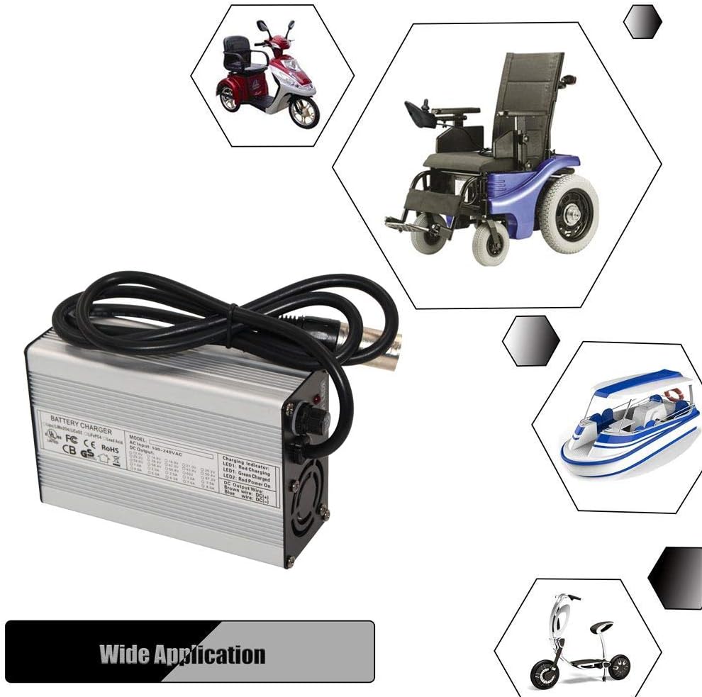 Buy 48V 2A Lead Acid Battery Charger 48V Electric Bike eScooter