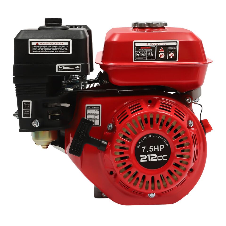 Motore a benzina a 4 tempi, motore da 7,5 PS, motore a benzina, generatore go-kart generatore, generatore a benzina, stazionario, spegnimento automatico a basso livello dell'olio.