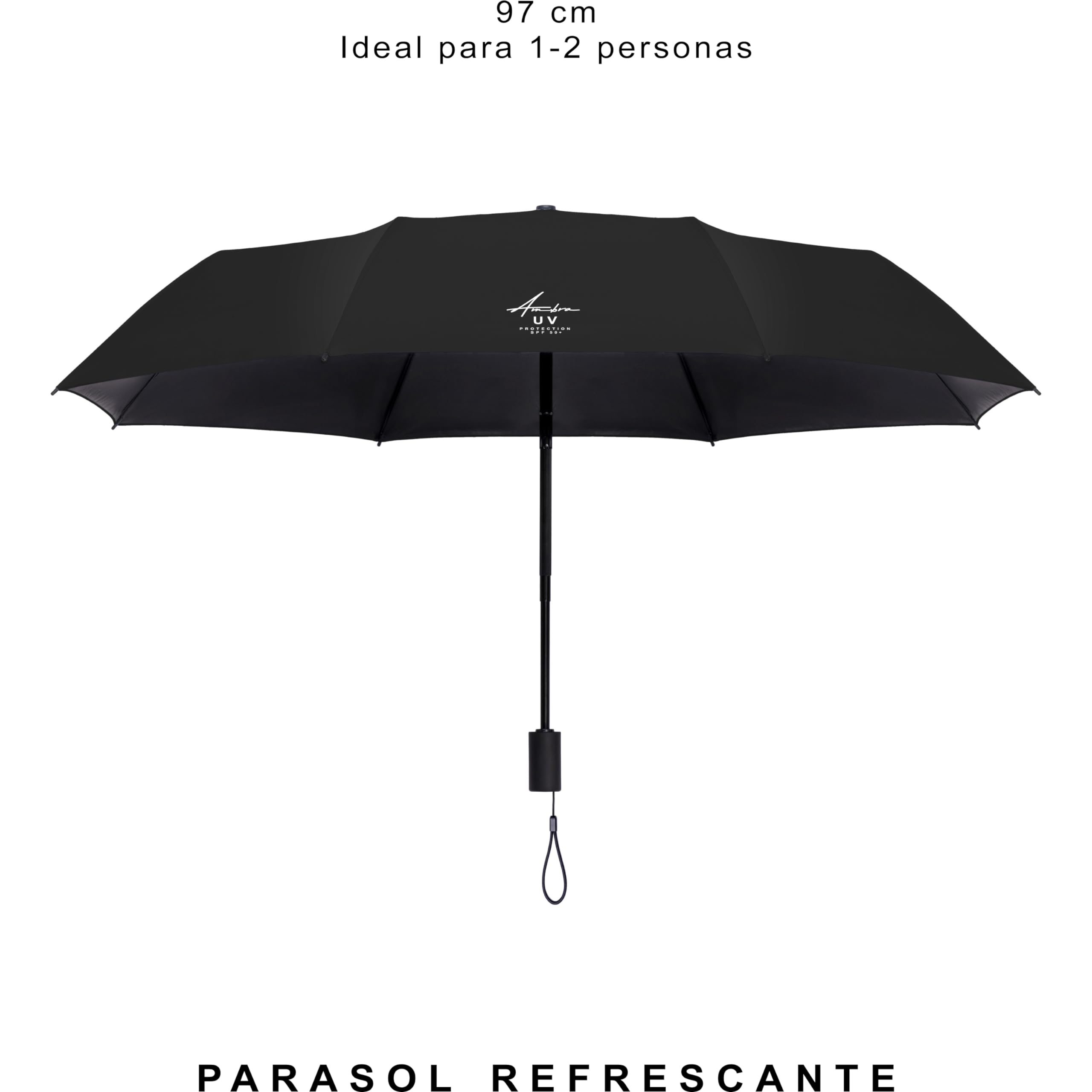 Paraguas plegable y antiviento, umbrella para hombre y mujer