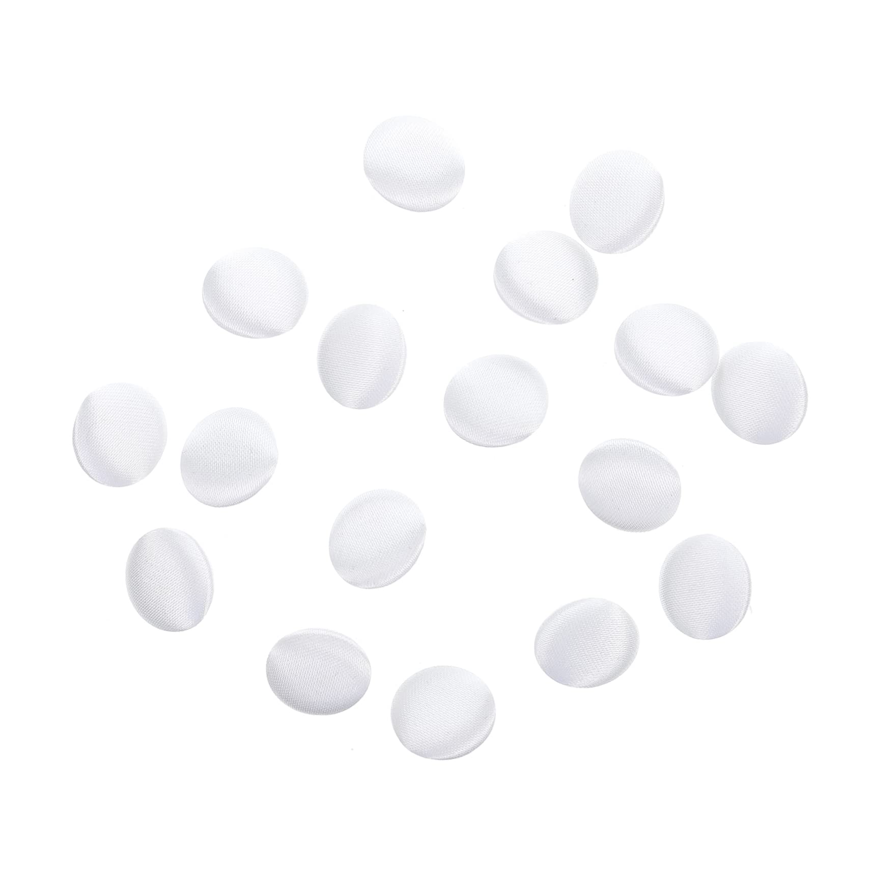 TEHAUX 60piezas Botones De Tuxedo Cubiertos Para Novias De Color Botones Redondos De Metal Para Vestidos Camisas y Cheongsam