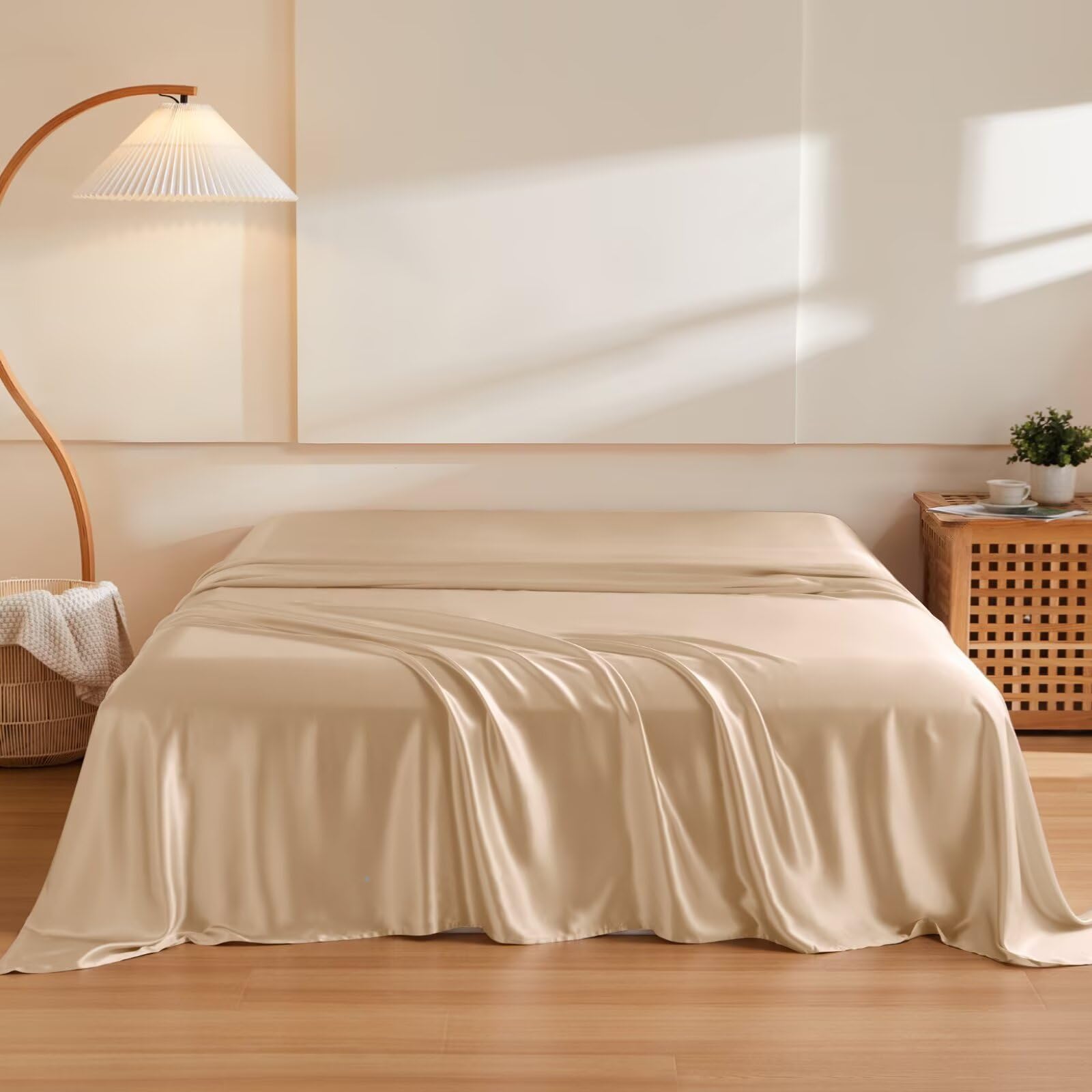 THXSILK シルクフラットシーツ シルク  (ホワイト 185×275cm) Amazon｜[THXSILK] シルクフラットシーツ 100%19匁シルク 無地 洗濯機