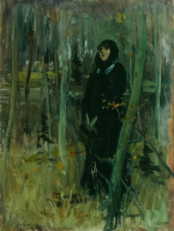 Toile murale abstraite Cueillir des baies Arkhipov affiche impression 60x90