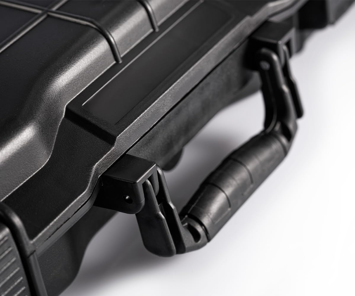 Apollo Case 5020 - Funda protectora de plástico duradero para equipos, absorbe los golpes con diseño delgado, antiarañazos y ligera, ideal para uso diario, Black, Minimalista, plástico duro,