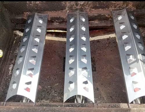 Htanch Sn5181(5-Pack) 15 3/8 Inch Stainless Steel Heat Plate Replacement For Master Forge 2518-3, 2518Ln-Lpg, 3218Lt, 3218Ltm, 3218Ltn,E3518-Lp, L3218, Rt2417S Gas Grill #TOP4