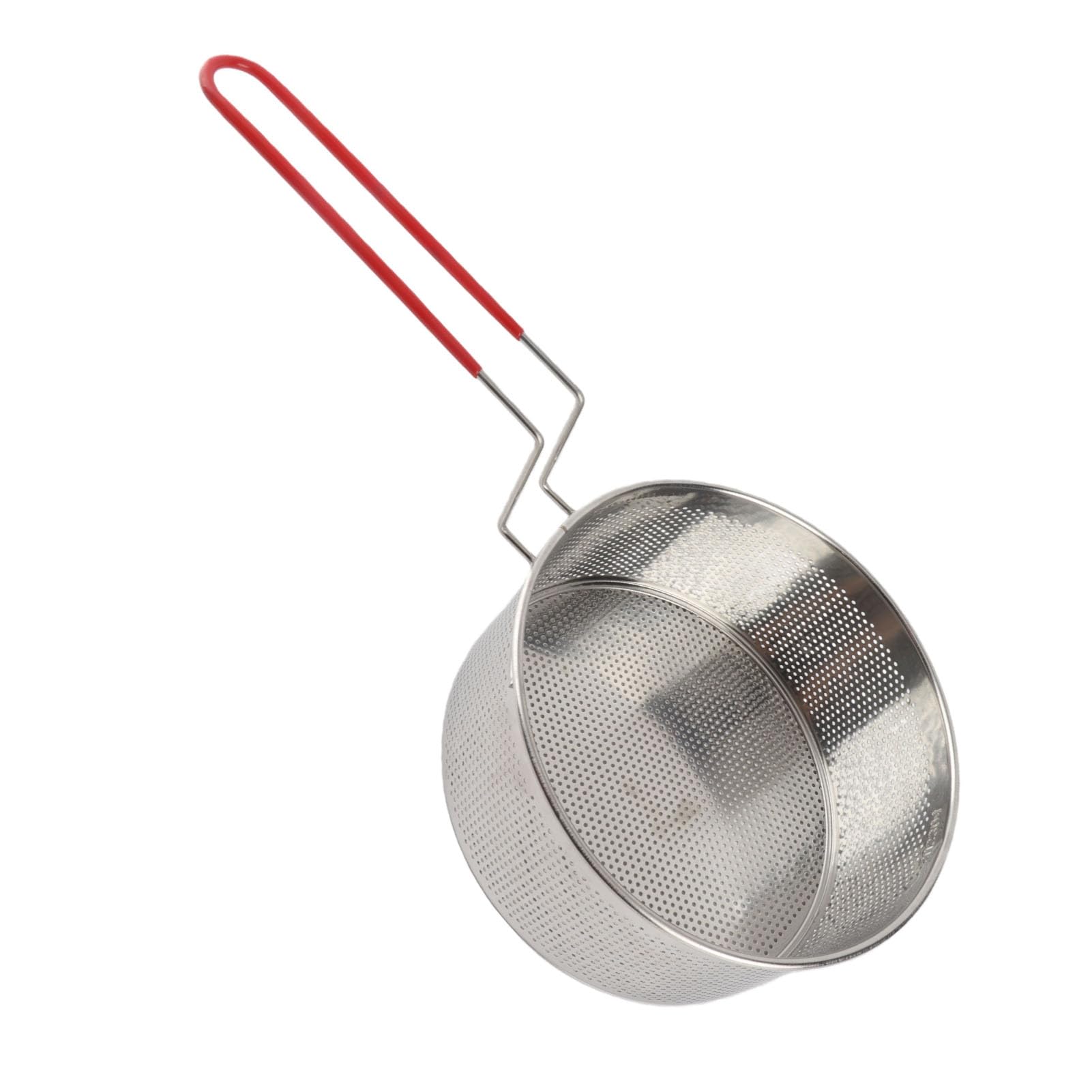 Stainless Steel Deep Fryer Basket, Ergonomic Handle (Duży 19,8 cm)