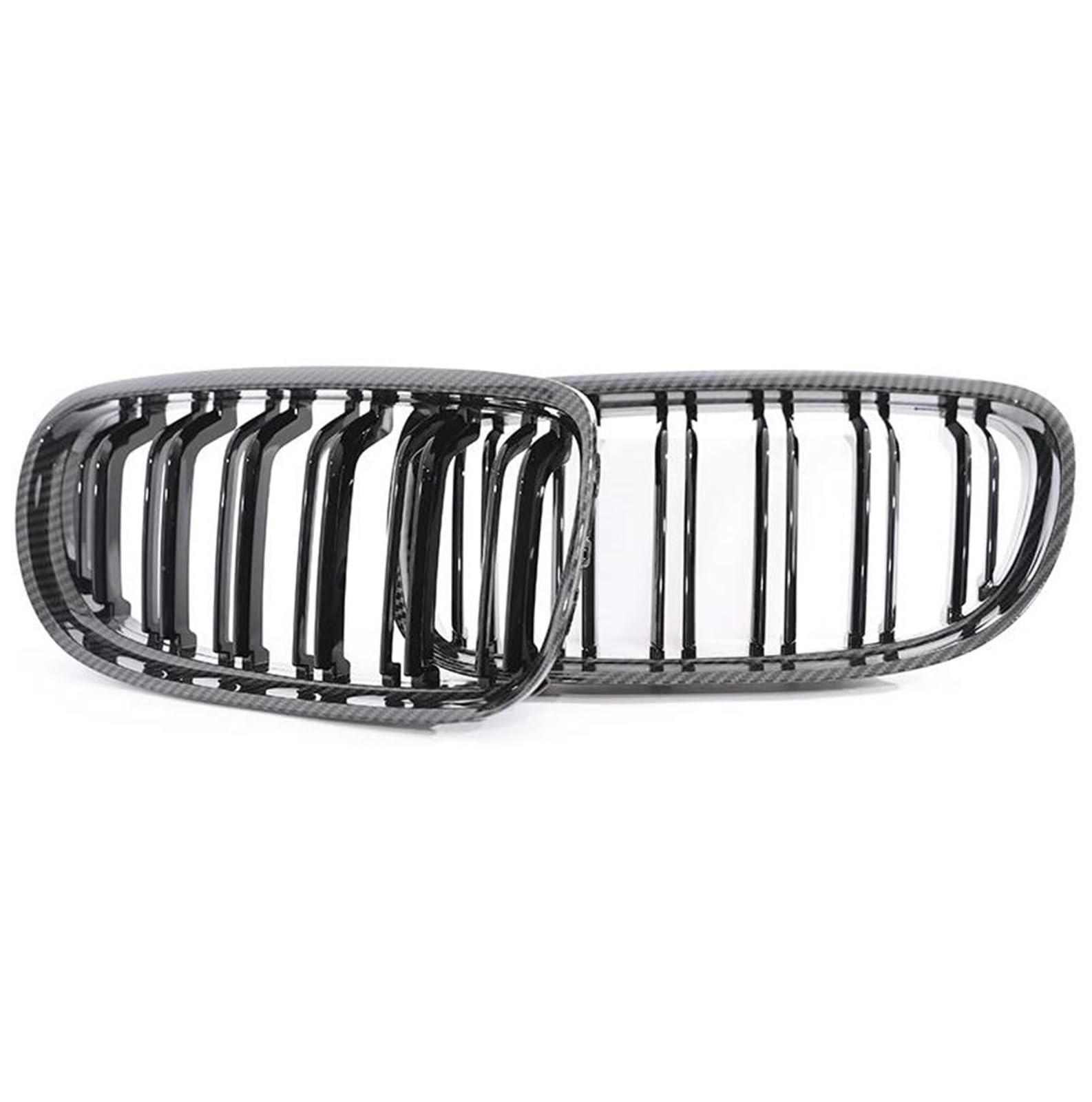 Grille calandre avant BMW E90 E91 LCI 2009-2012 double lamelle noire