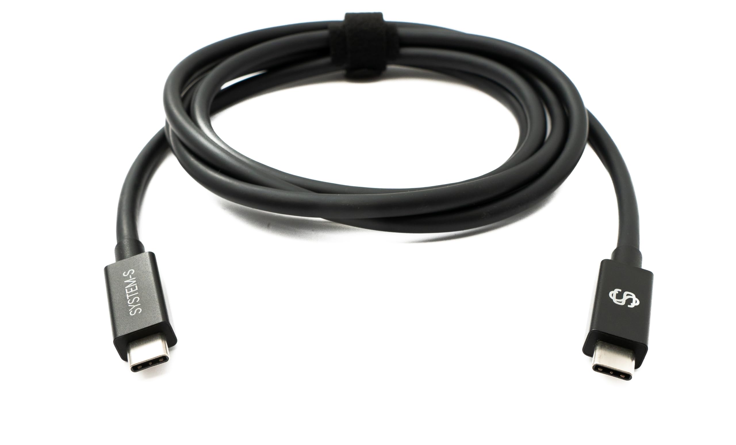 System-S Thunderbolt 4 150 cm kabel typu C wtyczka do wtyczki 40 Gbit/s 240 W adapter kablowy