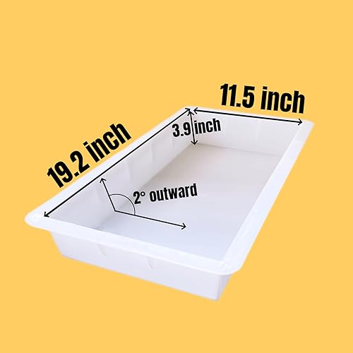 Miniatura 7 de KONBANZE Moldes de resina epoxi, moldes reutilizables para mesa de río, moldes para resina, suministros de resina para uso de bricolaje, molde de