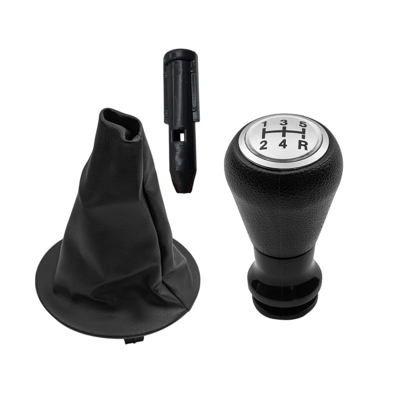 Valtorencia Gear Shift Knob Cover,Fit for Citroen, Berlingo/Peugeot Partner 2008-2018 Gaiter Boot Shift knob Handle(B0362K0354K0068)
