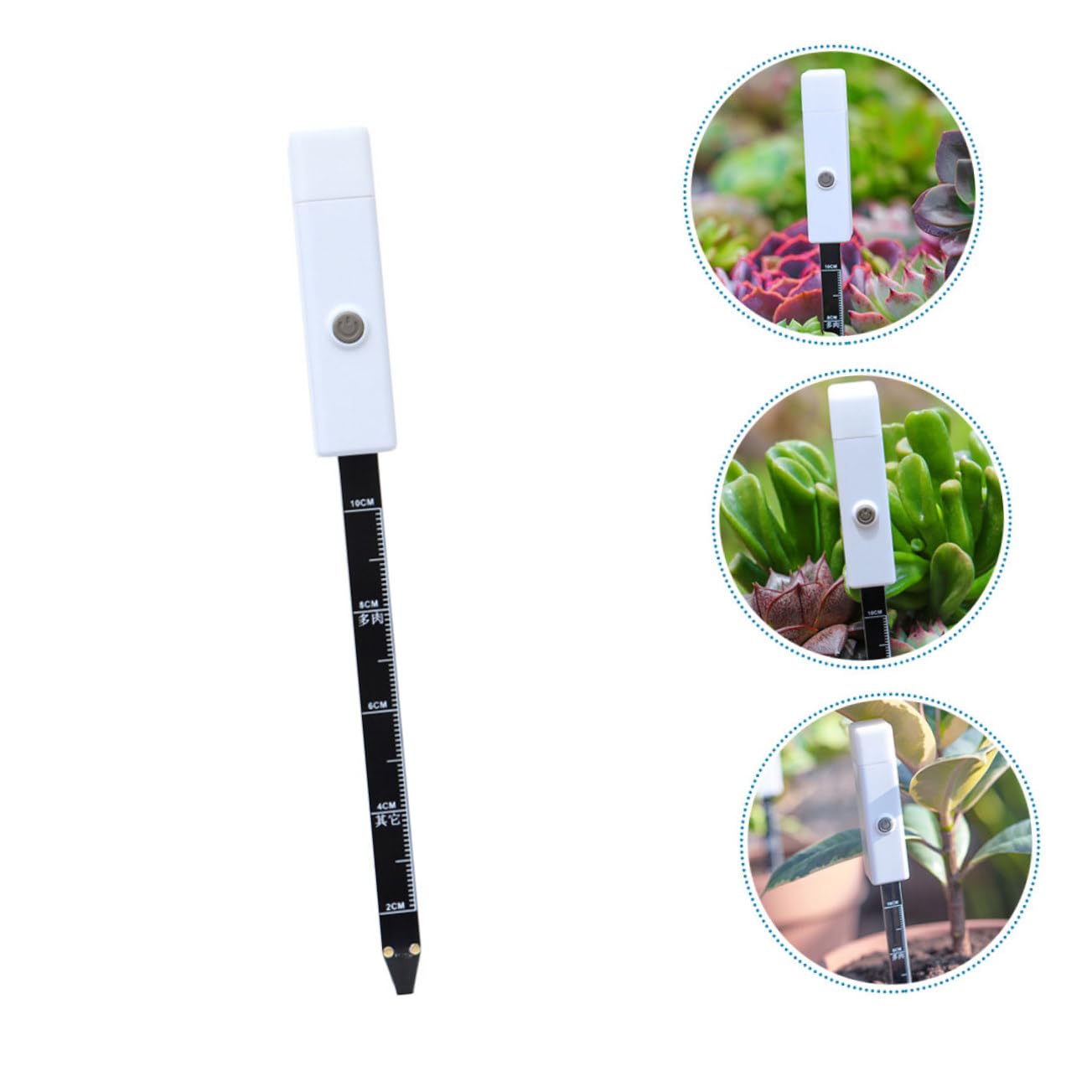 ifundom Medidor De Humedad Digital Para Jardín 3 Unidades Sensor De Humedad Hidrómetro Detector Higrómetro Herramienta De Prueba De Humedad Instrumento De Plástico