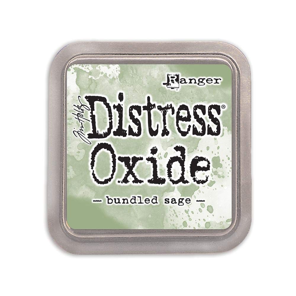 Itsy Bitsy Ranger Tim Holtz Distress Oxide Ink Pad- Bundled Sage, 3in x 3in, 1 pc
