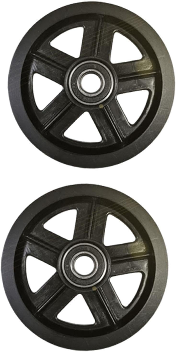 2X Sliding Barn Door Wheels Smooth Hardware for Garages Barns Interior Doors