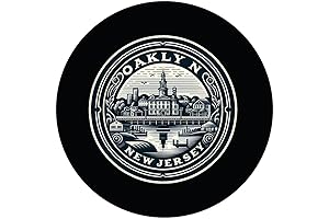 Oaklyn New Jersey Souvenir Home Decoration Coaster Paper | Colorful Placemats for Drinks