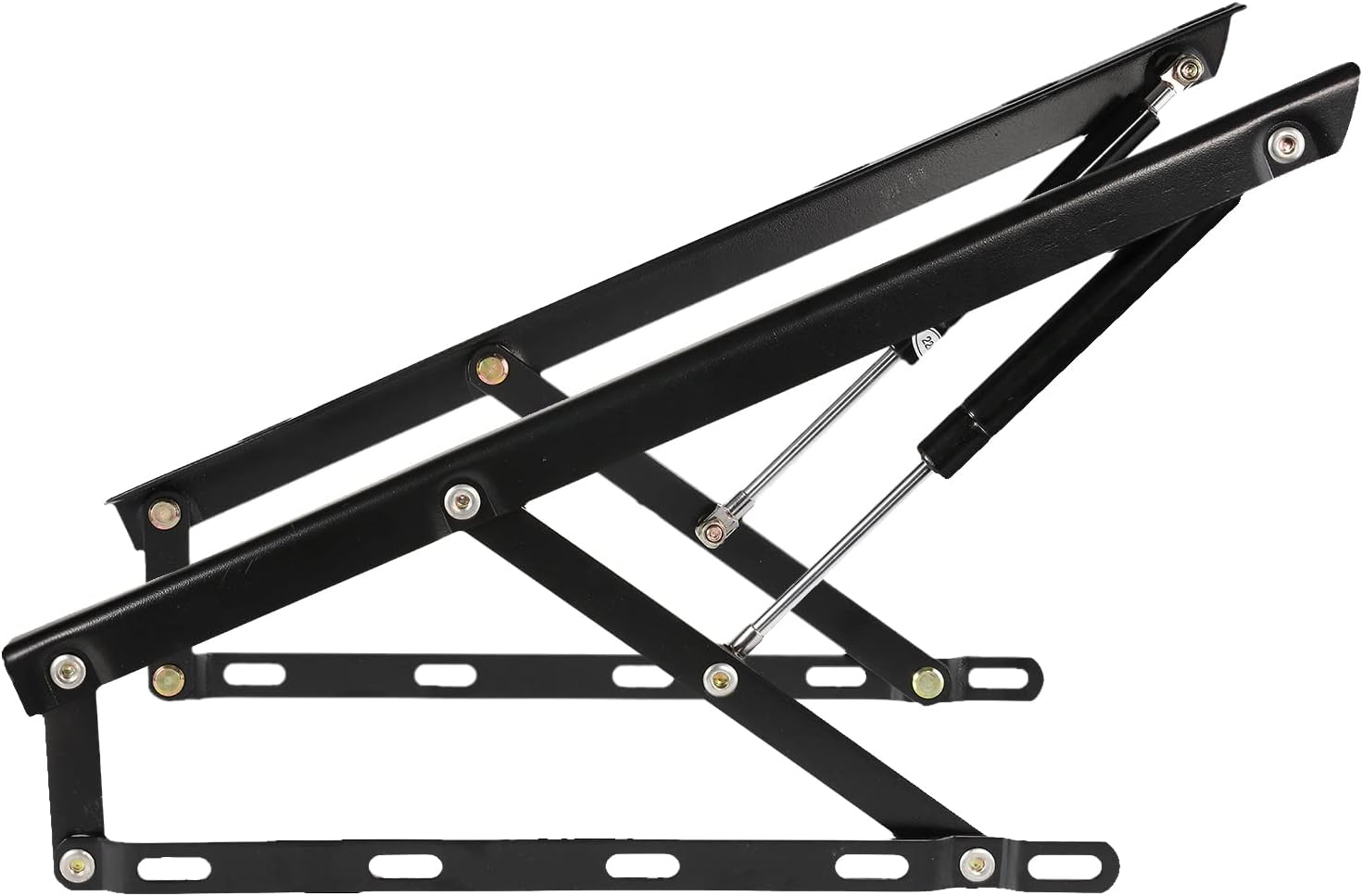 DynaLiving 2FT Storage Bed Lift Mechanism Heavy Duty Gas Spring Bed Storage Lift Kit for