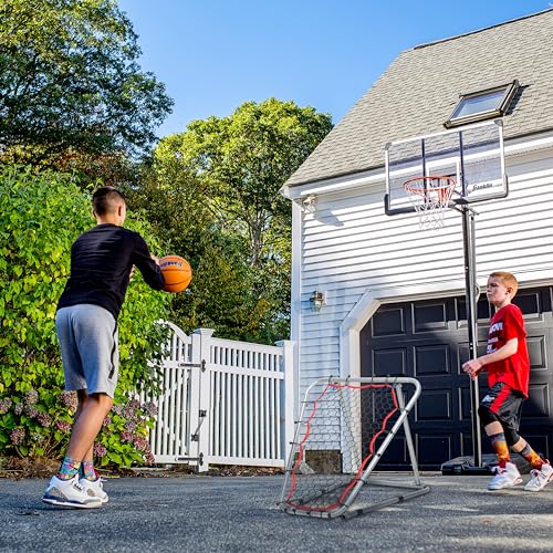 Franklin Sports Basketball Pass Back Rebounder Net - Indoor + Outdoor Basketball Hoop Training Rebound Screen - Perfect for Passing + Shooting Practice - 42" x 36" Net by Franklin Sports - Image 8