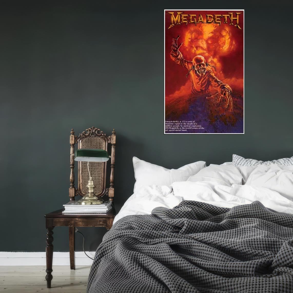 Amazon.com: VANCOSTAR Megadeth Speed Metal Definition Wall Art