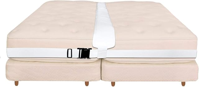 QIEZI Bed Bridge Twin to King Converter Kit, Super Wide Bed Gap Filler, Unique Strap Design Mattress Connector, Adjustable Non-Slip Soft Edge King Twin Bed Connector