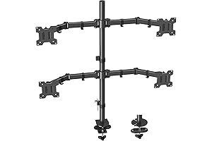 MOUNT PRO Quad Monitor Stand: The Ultimate 4-Monitor Productivity Solution