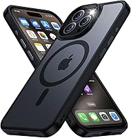 Vista 7 de Funda Magnética para iPhone Air Compatible con MagSafe Resistente a Caídas de 16 Pies Cubierta Trasera con Sensación de Piel Mate a Prueba de Golpes