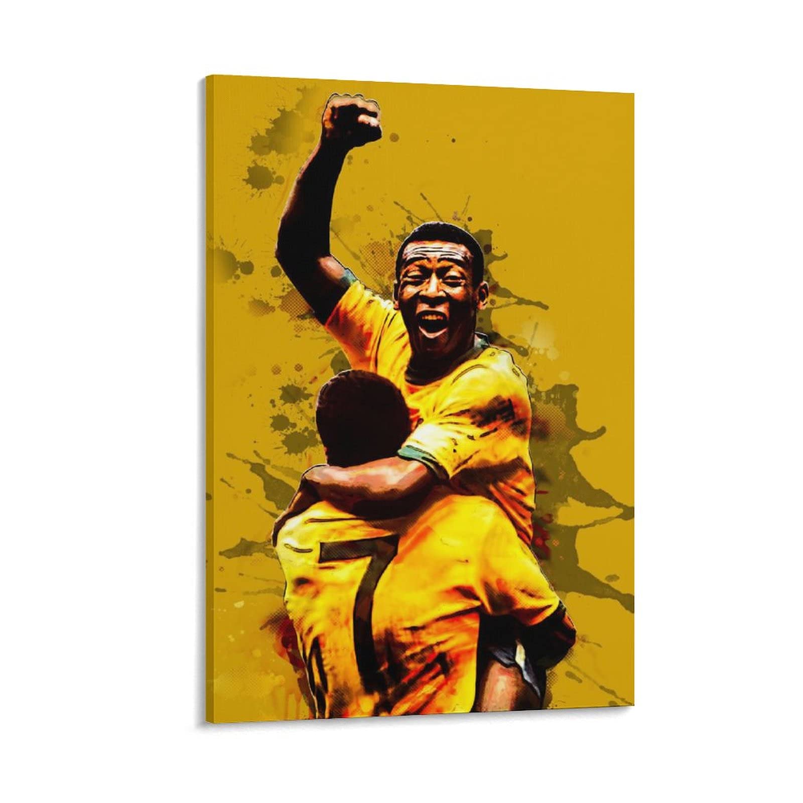 Amazon.co.jp: PELE ペレの有名なサッカー選手 アートパネル ポスター