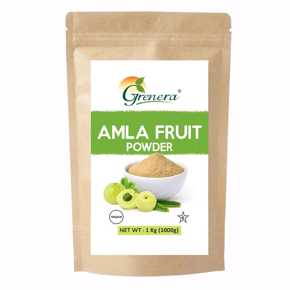 Grenera Amla powder 1kg for drinking and eating (Emblica Officinalis, Indian