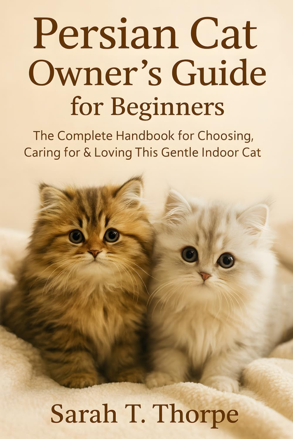 Persian Cat Owner’s Guide for Beginners: The Complete Handbook for Choosing, Caring for & Loving This Gentle Indoor Cat