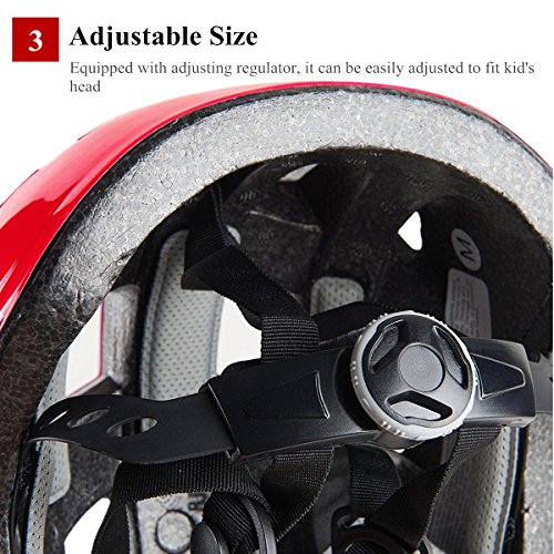 Atphfety Kids Bike Helmets,Adjustbale Youth Child Girls Boys Bicycle Helmets,Multi-Sport,Multiple Colors,Premium Ventilation - 2 Sizes Ages 3-5-8-14 Years Old #TOP4