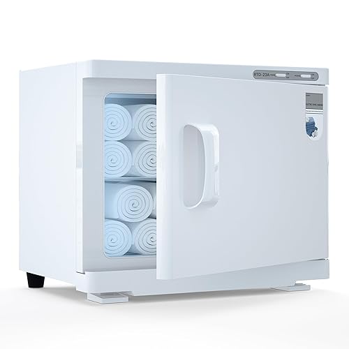 Calentador de toallas, calentadores de toallas calientes, spa, calentador de toallas de 23 litros para faciales, calentador de toallas de gran