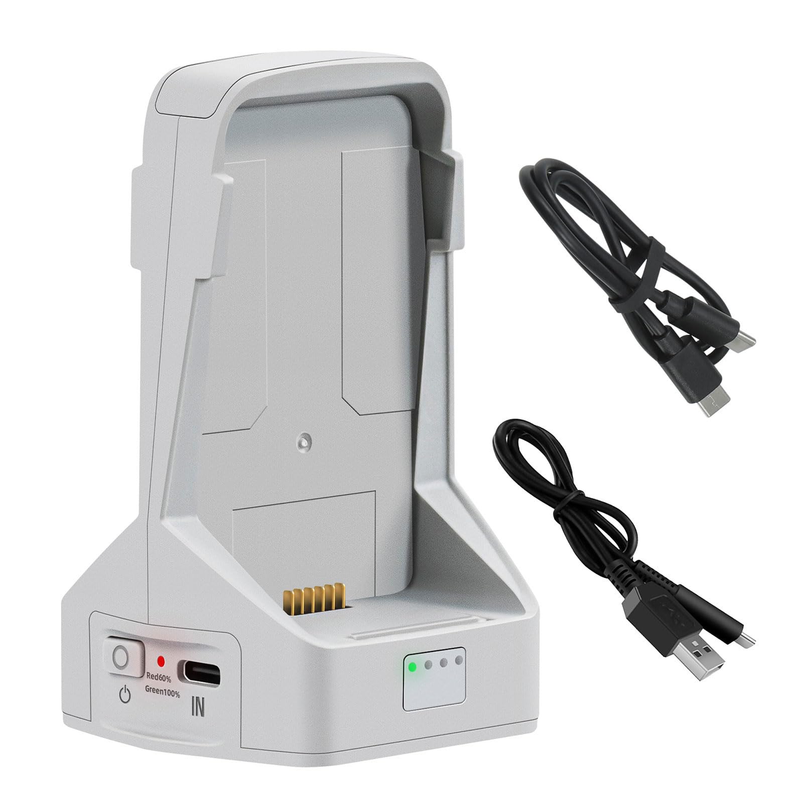 Base de carga de batería bidireccional concentradores de carga eficiente para estación de carga de batería con indicadores LED