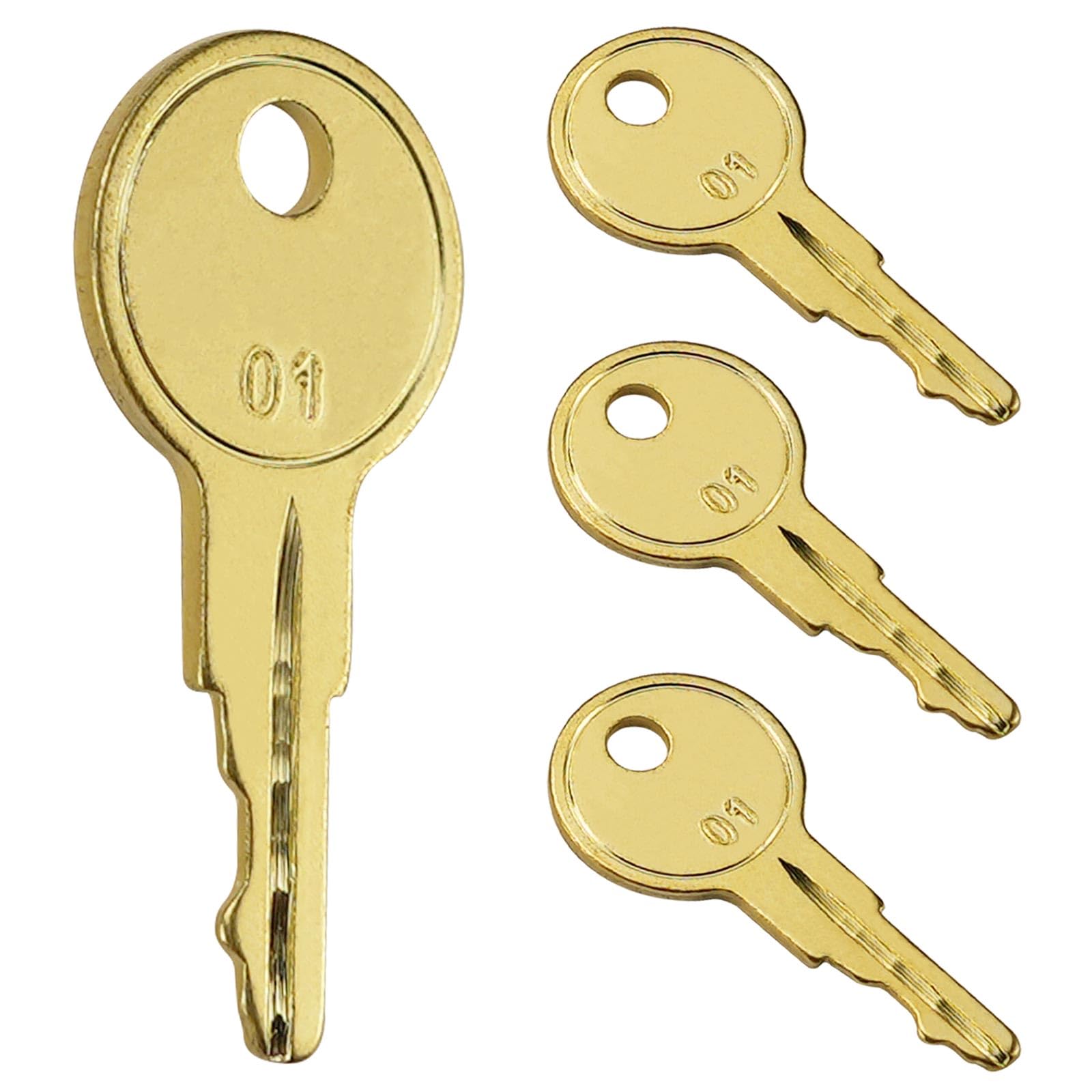 B01 Keys for Tool Chest and Cabinet Locks Fits Hus-ky Tool Box Home De-pot Hud-son De-walt Toolboxes 4 Pack