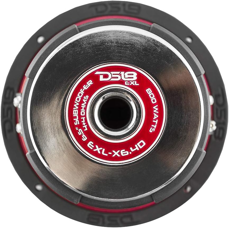 Rеvіеw DS18 EXL-6.4D 6.5-Inch Subwoofer,Dual 4-Ohms, 800W Max, 400W RMS- (1 Speaker) (EXL-X6.4D)