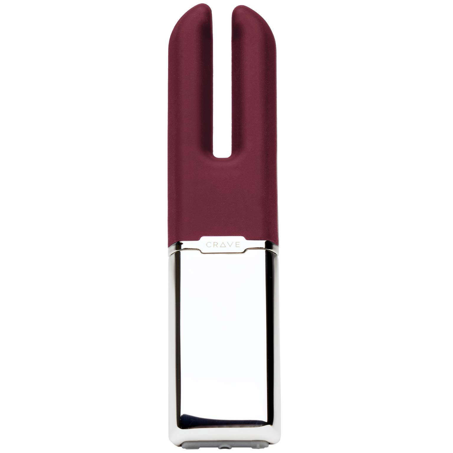 Vibrador clásico Crave Duet para mujer, con doble motor y punta, juguetes de lujo para adultos, accesorios para juguetes para adultos, color carmesí.
