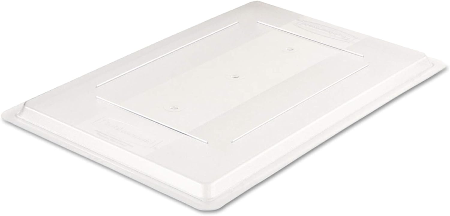 Food/Tote Box Lids, 26w x 18d, Clear