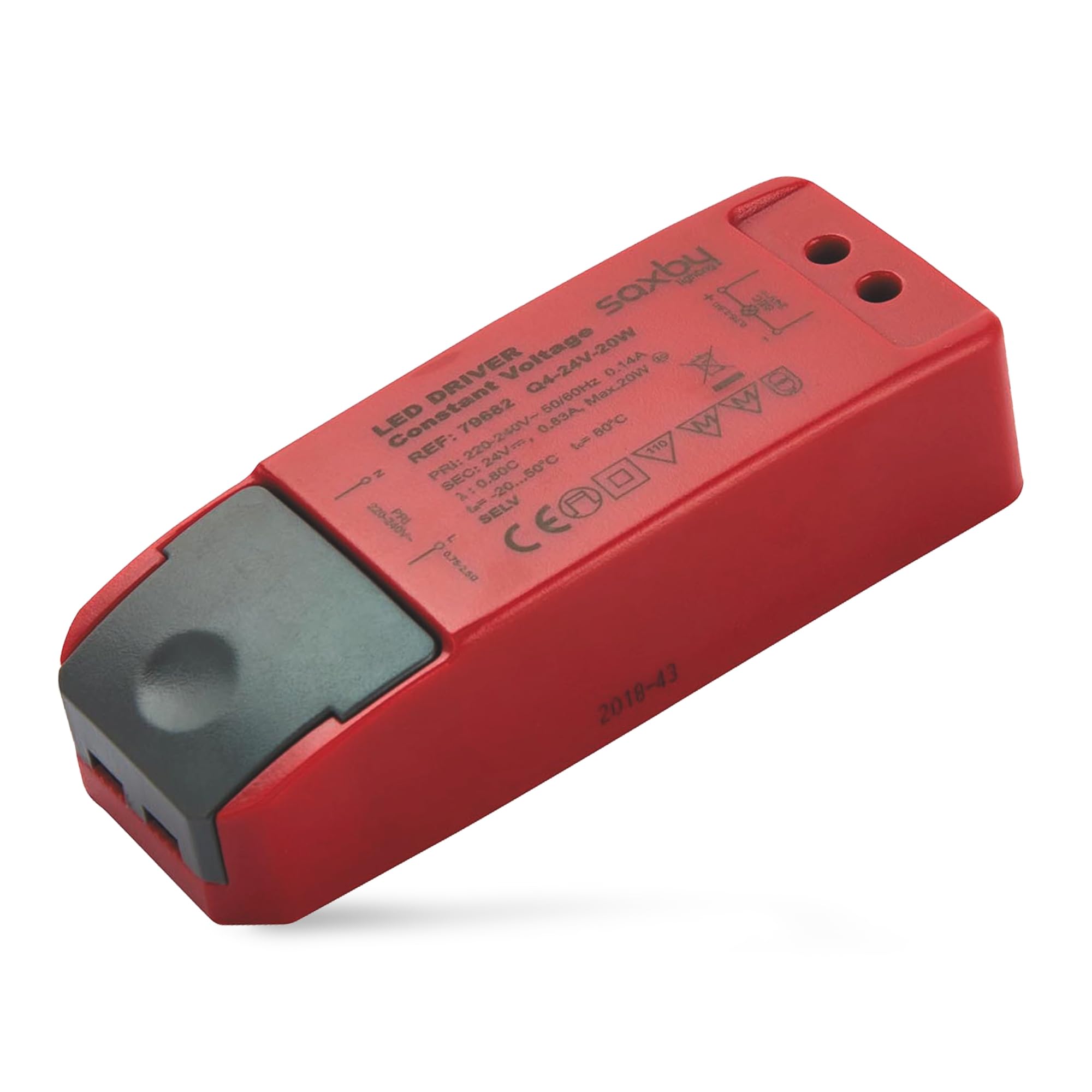 Constant Voltage LED Driver 20W 24V IP20 Rated for Indoor LED Lighting