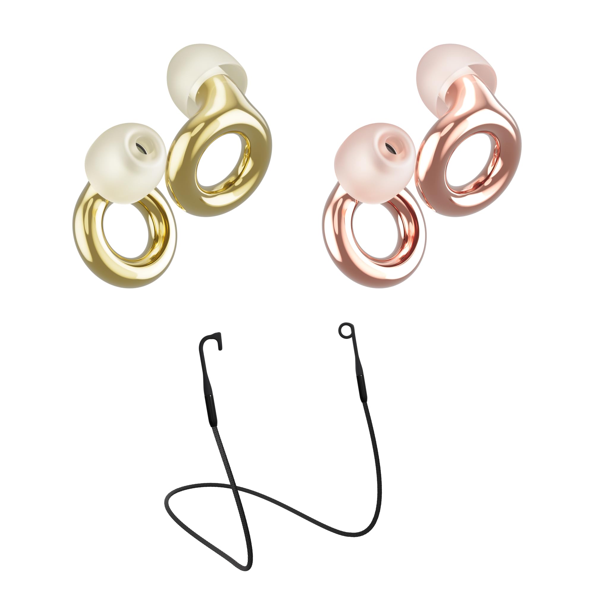 Loop Earplugs, coffret Experience Link – Lot de 2x Experience 2 + Link | Bouchons d’oreille réutilisables pour la sensibilité au bruit, les concerts, spectacles, festivals